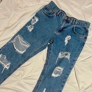 Forever 21 ripped jeans